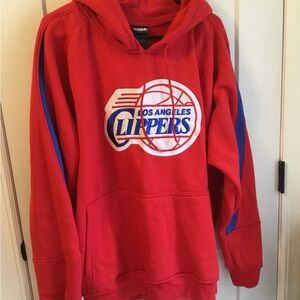 NBA Red Hoodie Los Angeles Clippers Size 2XL